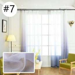Atmungsaktive Voile-Vorhänge Für Das Wohnzimmer, Transparent, Für Moderne, Minimalistische Druckdesigns