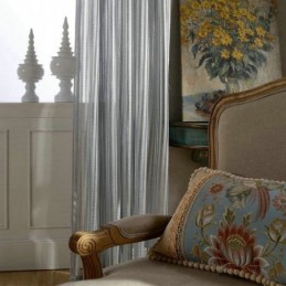 Moderner, Schlichter Vorhang, Maßgefertigt, Grau Gestreift, Jacquard, Stoff Für Wohnzimmer, Arbeitszimmer