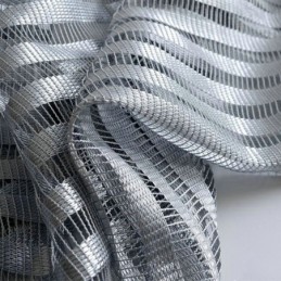 Moderner, Schlichter Vorhang, Maßgefertigt, Grau Gestreift, Jacquard, Stoff Für Wohnzimmer, Arbeitszimmer