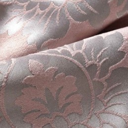 Europäischer Ländlicher Vorhang, Maßgeschneiderter Vorhang, Rosa Jacquard, Schlafzimmer, Verdunkelungsstoff