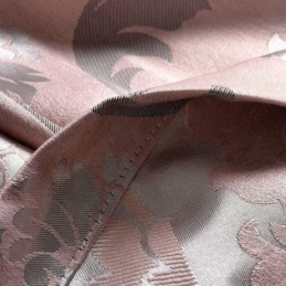 Europäischer Ländlicher Vorhang, Maßgeschneiderter Vorhang, Rosa Jacquard, Schlafzimmer, Verdunkelungsstoff