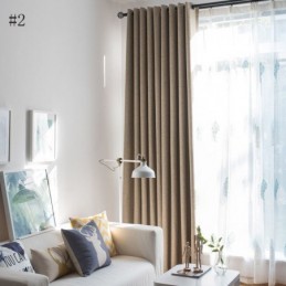 Moderner Einfacher Vorhang, Maßgefertigt, Vorhang, Solide, Wasserdicht, Für Wohnzimmer Und Büro, Verdunkelungsstoff