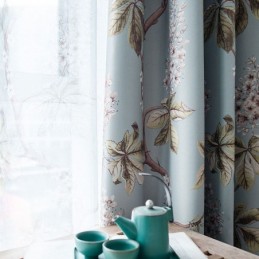 Moderner Ländlicher Vorhang, Maßgefertigt, Vorhangspray, Bedruckt, Schlafzimmer, Umweltschutz, Verdunkelungsstoff