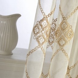 Nordic Sheer Vorhänge Diamant Muster Fenster Für Wohnzimmer Schlafzimmer