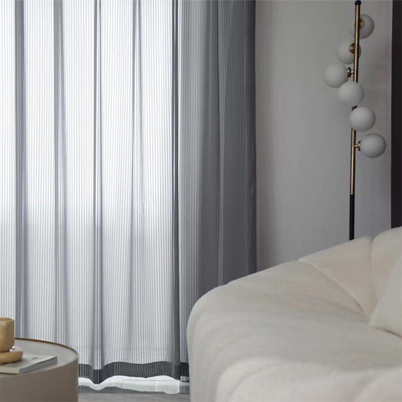 Gestreifte Gardinen, Wohndekoration, Moderner Tüllvorhang, Maßgefertigter Vorhang Für Wohnzimmer