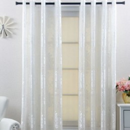Moderner Floraler Transparenter Vorhang Nach Maß Für Wohnzimmer Und Schlafzimmer