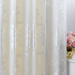 Moderner Floraler Transparenter Vorhang Nach Maß Für Wohnzimmer Und Schlafzimmer
