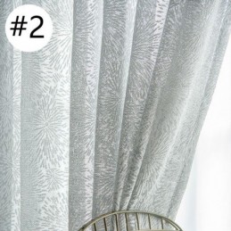 Nordische Tüll-Vorhänge, Eleganter Weißer Voile-Vorhang, Maßgefertigt, Vorhang-Jalousie-Panel Für Wohnzimmer, Eins
