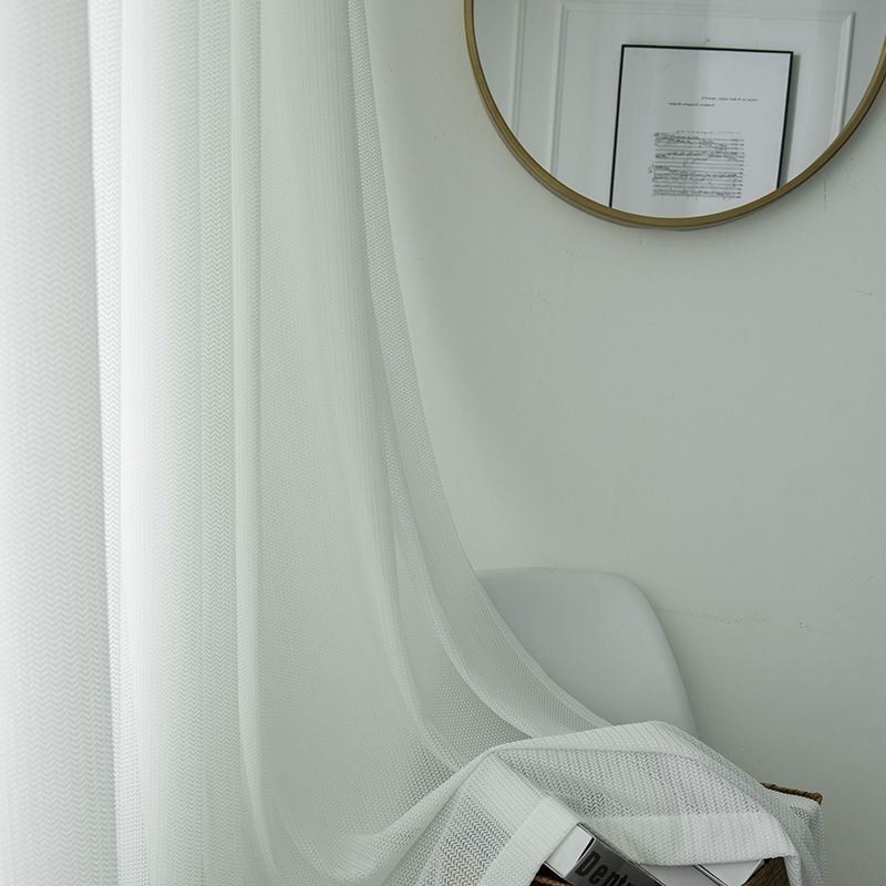 Luxus Weiß Tüll Vorhang Maß Vorhang Für Wohnzimmer Schlafzimmer Fenster Jacquard Sheers