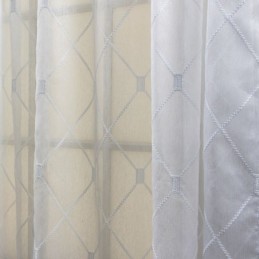 Transparente Vorhänge Mit Geometrischem Muster Für Wohnzimmer Und Schlafzimmer