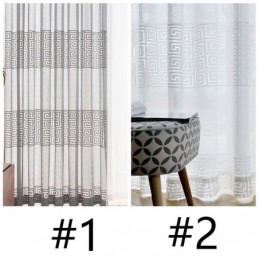 Geometrische Gardinen Für Wohnzimmer Und Schlafzimmer