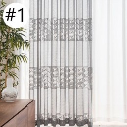 Geometrische Gardinen Für Wohnzimmer Und Schlafzimmer