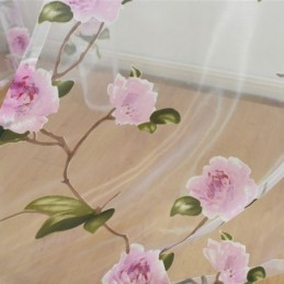 Floral Sheer Fenster Vorhänge Tüll Drapery Home Decor Raumteiler
