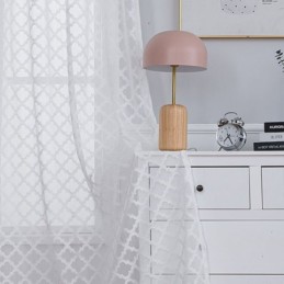 Weiße Gardinen Diamant Fenster Für Wohnzimmer Schlafzimmer