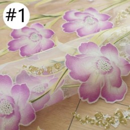 Europäischer Blumen-Tüllvorhang, Maßgefertigt, Vorhang Im Pastoralen Stil Für Wohnzimmer