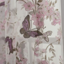 Schmetterling Blume Bedruckte Tüllvorhänge Fenstervorhang Dekor Voile Vorhang Maßgefertigt Vorhang