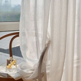Moderner Jacquard-Fensterschirm-Tüllvorhang Nach Maß Für Wohnzimmer Und Schlafzimmer