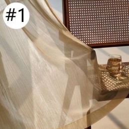 Moderner Jacquard-Fensterschirm-Tüllvorhang Nach Maß Für Wohnzimmer Und Schlafzimmer