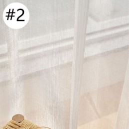 Moderner Jacquard-Fensterschirm-Tüllvorhang Nach Maß Für Wohnzimmer Und Schlafzimmer