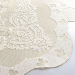 Europa Stickerei Tüll Vorhänge Romantische Semi Sheer Jacquard Fenster Vorhänge