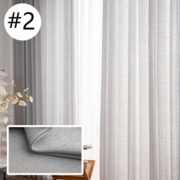 Einfarbige Tüllvorhänge Nordischer Fensterschirm Für Wohnzimmer