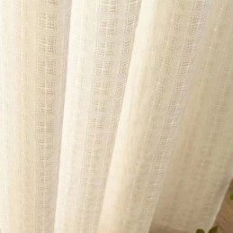Plaid Jacquard Tüll Vorhänge Fenster Bildschirm Für Wohnzimmer