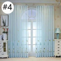 Dekorative Fenstergitter Cartoon Bestickte Tüllvorhänge Für Schlafzimmer