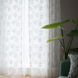 Floral Tüll Vorhänge Zarte...