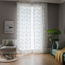 Floral Tüll Vorhänge Zarte Bildschirme Vorhänge Für Schlafzimmer Wohnzimmer