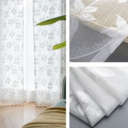 Floral Tüll Vorhänge Zarte Bildschirme Vorhänge Für Schlafzimmer Wohnzimmer