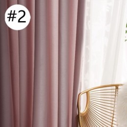 Luxuriöse Tüll-Durchsichtige Einfarbige Fenstervorhänge Für Wohnzimmer Und Schlafzimmer