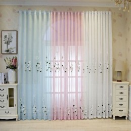 Floraler Fensterschirm-Schirm Nach Maß, Vorhangstoff Für Wohnzimmerdekorationen