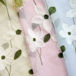 Floraler Fensterschirm-Schirm Nach Maß, Vorhangstoff Für Wohnzimmerdekorationen