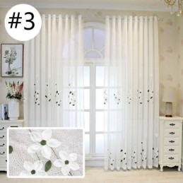 Floraler Fensterschirm-Schirm Nach Maß, Vorhangstoff Für Wohnzimmerdekorationen