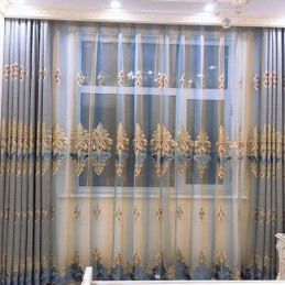 Europäische Bestickte Vorhänge Fenster Bildschirm Tüll Für Wohnzimmer Schlafzimmer Villa