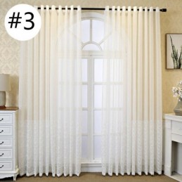 Dekorativer Fensterschirm, Bestickter Transparenter Vorhang, Maßgefertigter Vorhang Für Wohnzimmer
