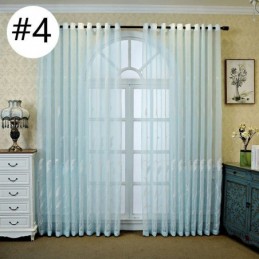 Dekorative Fenstergitter Bestickte Tüllvorhänge Für Wohnzimmer