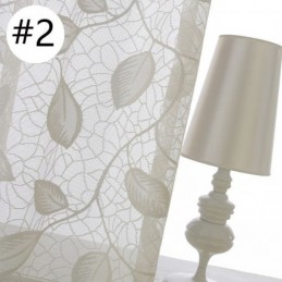 Blatt Tüll Vorhang Maßgeschneiderte Vorhang Moderne Fenster Voile Gaze Vorhänge Für Wohnzimmer Schlafzimmer