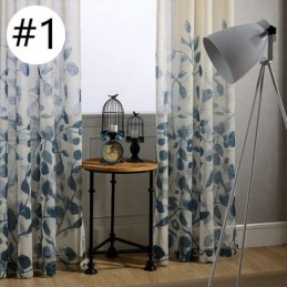 Blätter Bedruckter Vorhang Nach Maß Vorhang Tüll Durchsichtig Für Wohnzimmer Schlafzimmer
