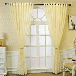 Luxuriöser Bestickter Fensterschirm Für Wohn-Esszimmer, Maßgefertigter Vorhang