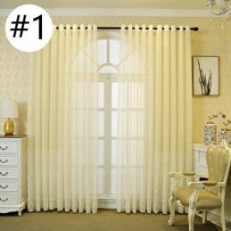 Luxuriöser Bestickter Fensterschirm Für Wohn-Esszimmer, Maßgefertigter Vorhang