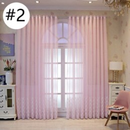 Luxuriöser Bestickter Fensterschirm Für Wohn-Esszimmer, Maßgefertigter Vorhang