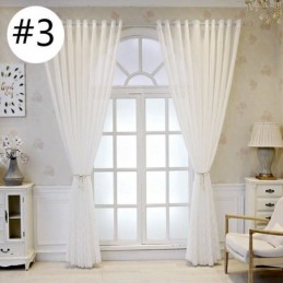 Luxuriöser Bestickter Fensterschirm Für Wohn-Esszimmer, Maßgefertigter Vorhang