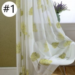 Eleganter Lotus-Voile-Vorhang Nach Maß, Vorhang, Jalousien, Für Wohnzimmer Und Schlafzimmer