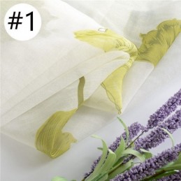 Eleganter Lotus-Voile-Vorhang Nach Maß, Vorhang, Jalousien, Für Wohnzimmer Und Schlafzimmer