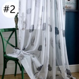Eleganter Lotus-Voile-Vorhang Nach Maß, Vorhang, Jalousien, Für Wohnzimmer Und Schlafzimmer