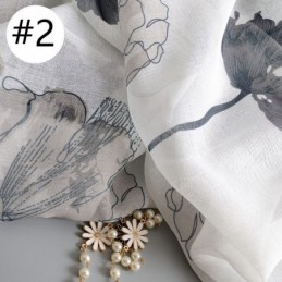 Eleganter Lotus-Voile-Vorhang Nach Maß, Vorhang, Jalousien, Für Wohnzimmer Und Schlafzimmer