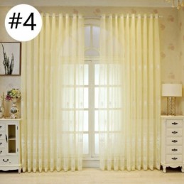 Europäischer Vorhang Nach Maß, Durchsichtig, Bestickt, Für Wohnzimmer Und Schlafzimmer