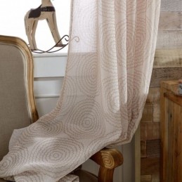Transparente Vorhänge Mit Kreismuster Für Wohnzimmer Und Schlafzimmer
