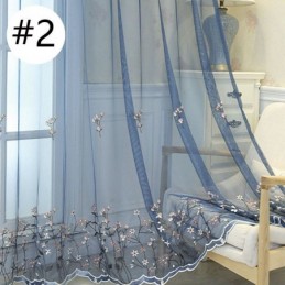 Dekorative Fenstergitter Bestickte Tüllvorhänge Für Wohnzimmer